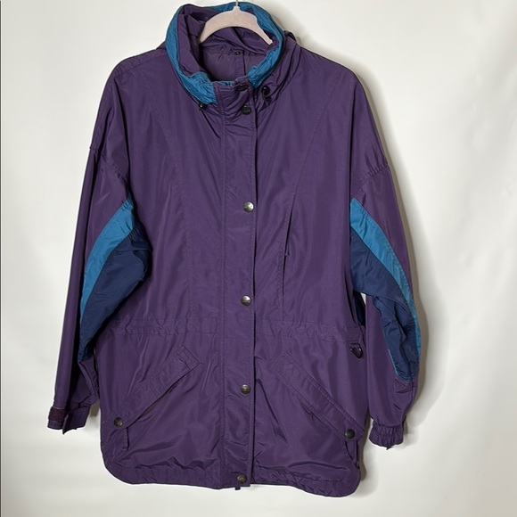 Vintage Head Purple and Blue ladies windbreaker, medium - Picture 1 of 7